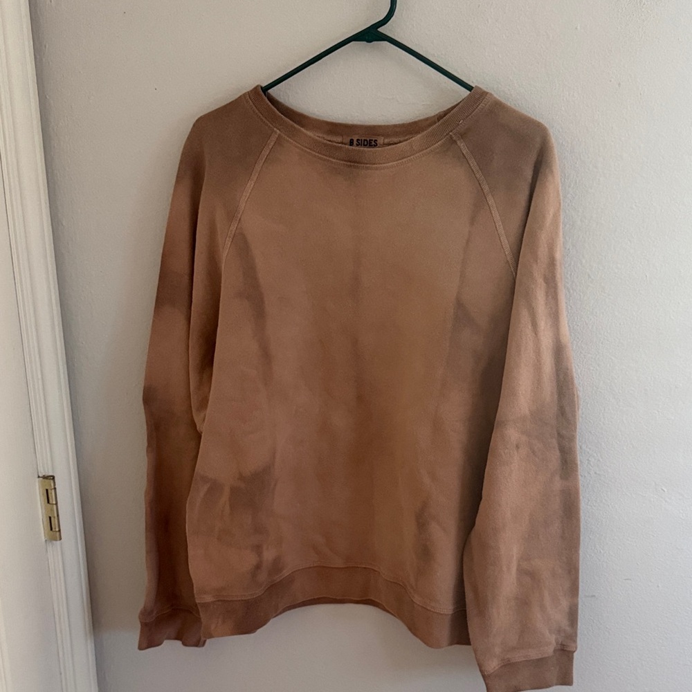 B-Sides Neutral Tie-Dye Crewneck Sweatshirt